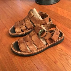 Timberland Men genuine leather sandals adjustable
